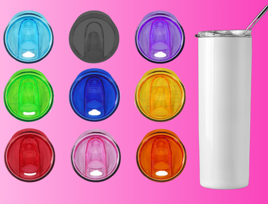 Colored Tumbler Lids